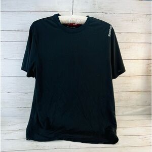 Men's Reebok Speedwick Activewear Workout Black Short Sleeve T-Shirt Medium